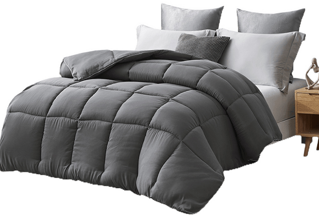 J-bedtime 床寢時光 石墨烯可水洗棉被 冬被, 沉穩灰