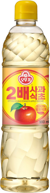 오뚜기 2배 사과식초, 900ml, 1개