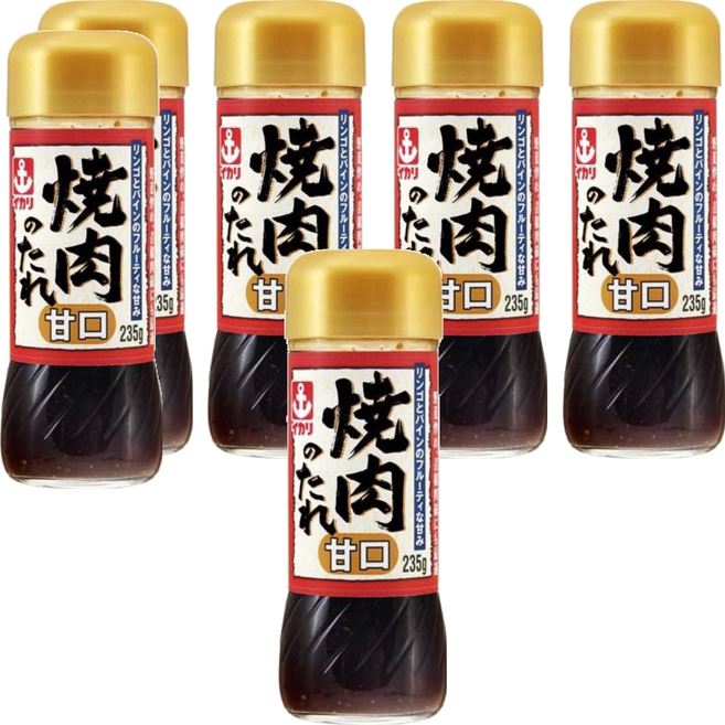 Ikari 伊加利 燒肉醬 甘口, 235g, 6瓶