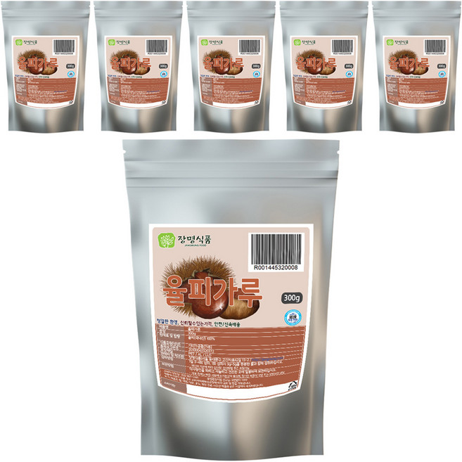 장명식품 율피가루, 6개, 300g