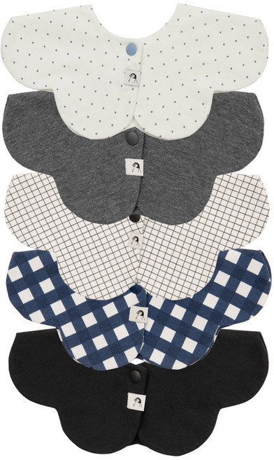 코니 롤링빕 턱받이 5종 세트, F세트, 1개