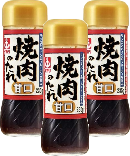 Ikari 伊加利 燒肉醬 甘口, 235g, 3瓶