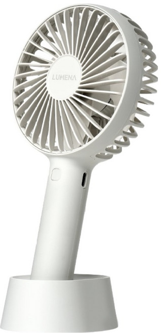 루메나 휴대용 선풍기, FAN PRO4, 크림화이트