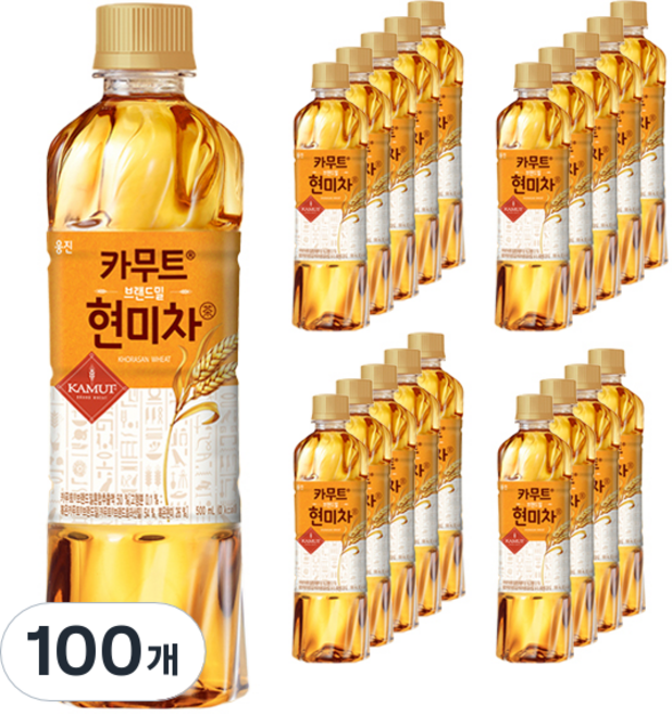 웅진 카무트 현미차, 500ml, 100개