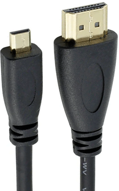 UniSync Micro HDMI轉HDMI高畫質4K影音鍍金頭傳輸線 5m, 單一商品, 1條
