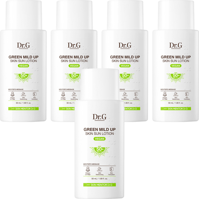 닥터지 그린 마일드 업 스킨 선 로션 SPF50+ PA++++, 50ml, 5개