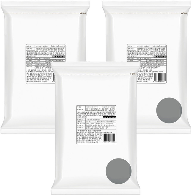 농부의뜰 제이푸드 마스터 치킨파우더, 2.5kg, 3개