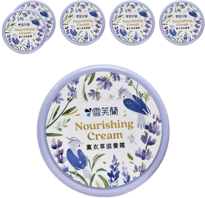 雪芙蘭 薰衣草滋養霜, 60g, 6罐