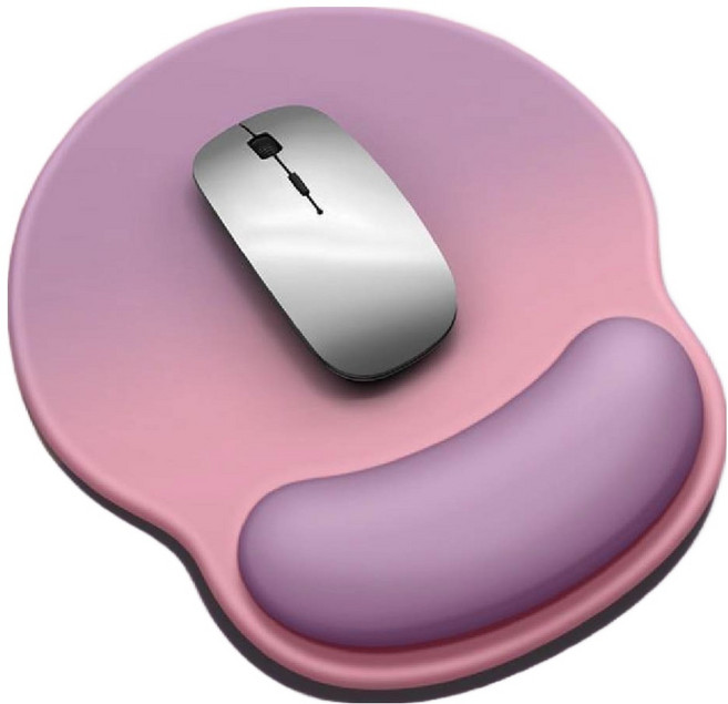 코모스코 손목 마우스패드, 핑크, 1개