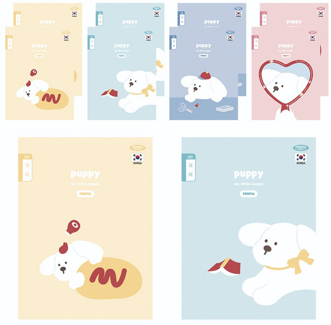 펜피아 800 초등노트 8칸국어, 랜덤발송, 10개