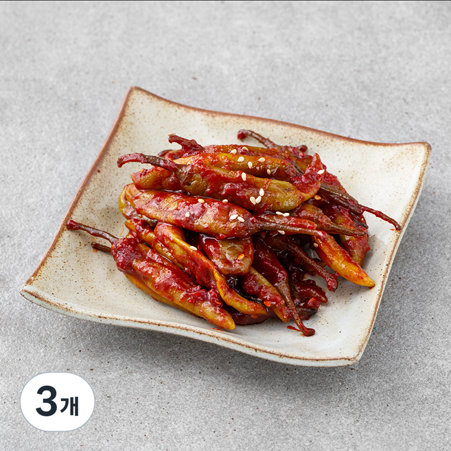 디스이즈 고추 무침, 1kg, 3개