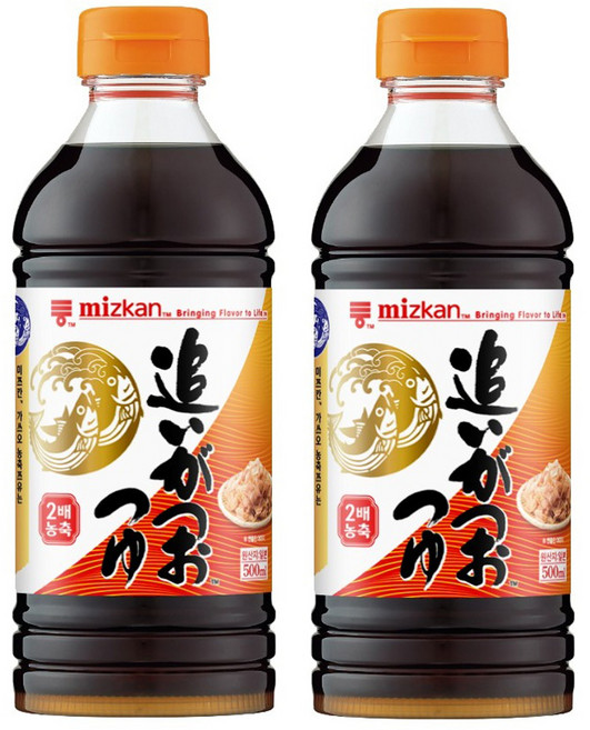 미즈칸 농축 쯔유, 500ml, 2개