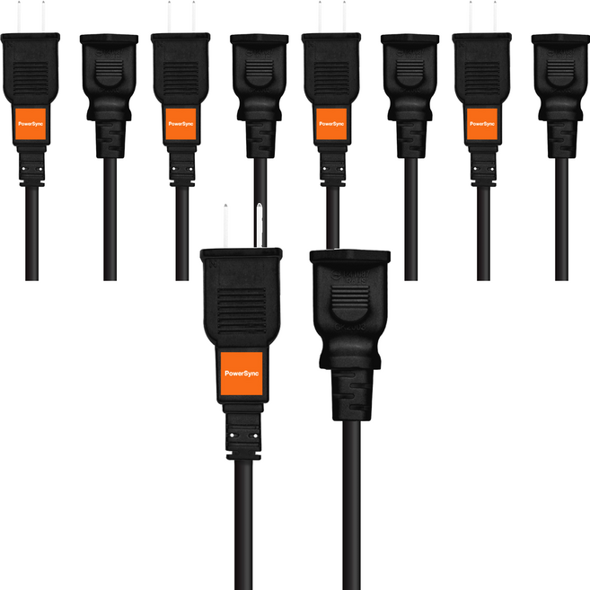 PowerSync 群加 過載斷電中繼線 2P TZ1V0018, 黑色, 5條, 1.8m