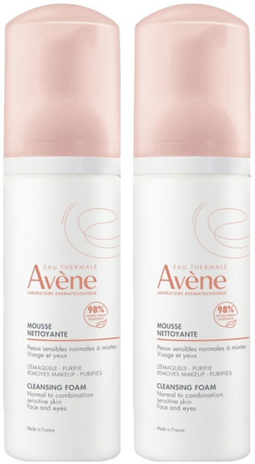 아벤느 젠틀 포밍 클렌저, 150ml, 2개