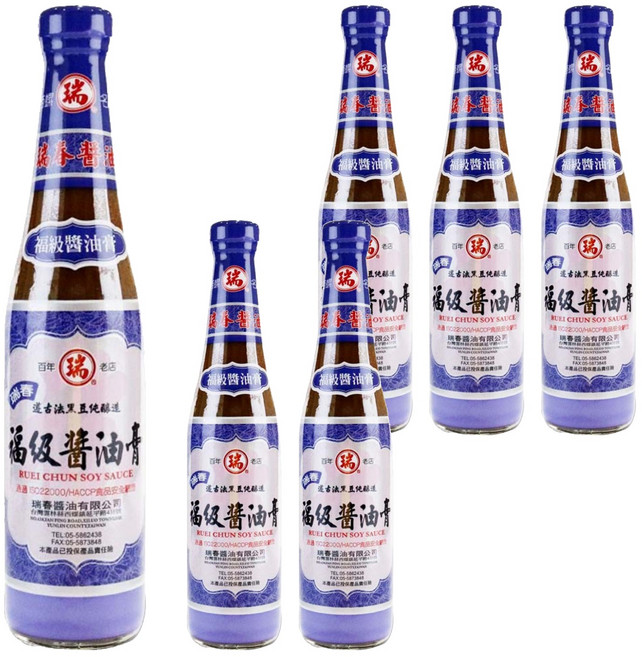 瑞春醬油 福級醬油膏, 420ml, 6瓶