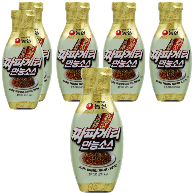 짜파게티 만능소스, 280g, 6개