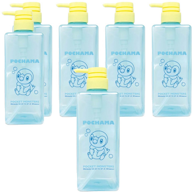 PoKeMoN 寶可夢 波加曼沐浴空罐 600ml 6.6 x 6.6 x 22cm, 319631, 6件
