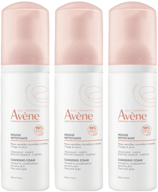 아벤느 젠틀 포밍 클렌저, 150ml, 3개