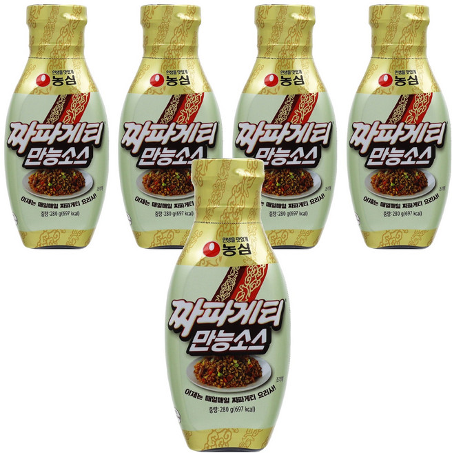 짜파게티 만능소스, 280g, 5개