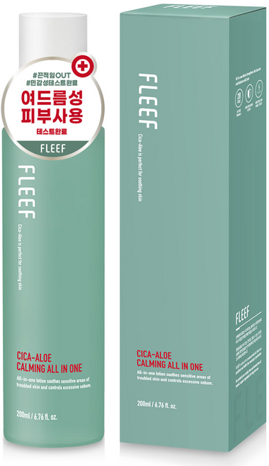 플리프 남성용 시카 알로에 카밍 올인원, 200ml, 1개