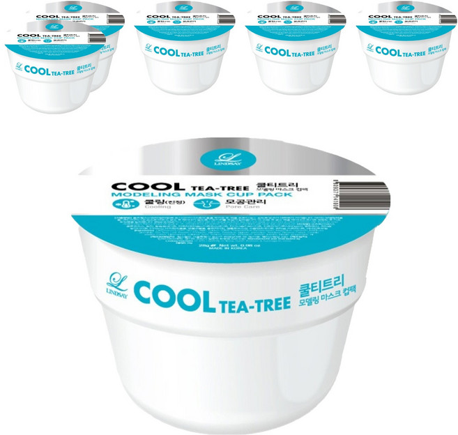 韓國 LINDSAY 茶樹舒緩軟膜粉, 1入, 6個