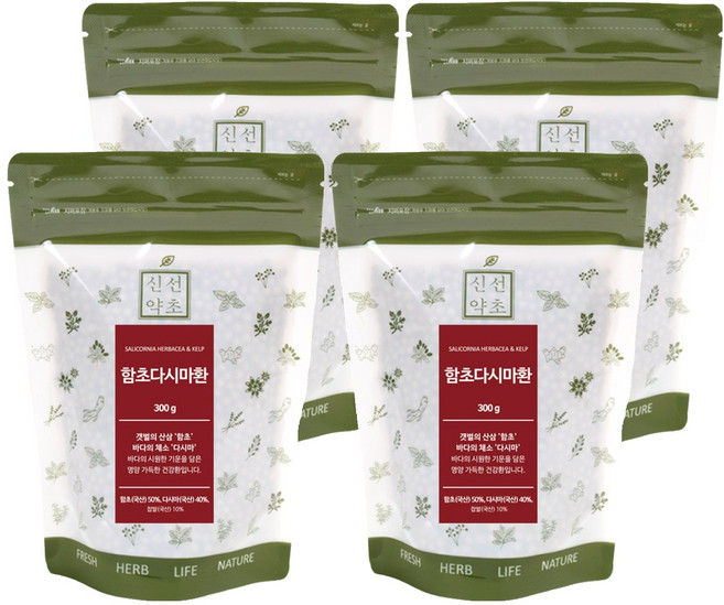 신선약초 함초다시마환, 4개, 300g