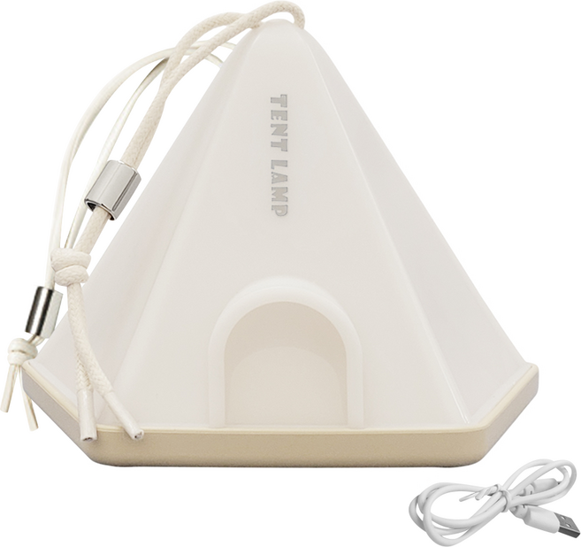DIBOTE 迪伯特 吊掛式LED帳篷造型露營氛圍燈 附USB充電線 W3001-9, 白色, 1個