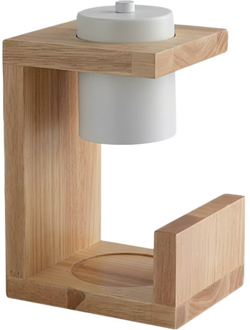 森系融蠟燈 定時款 30 x 23 x 17cm, 白色