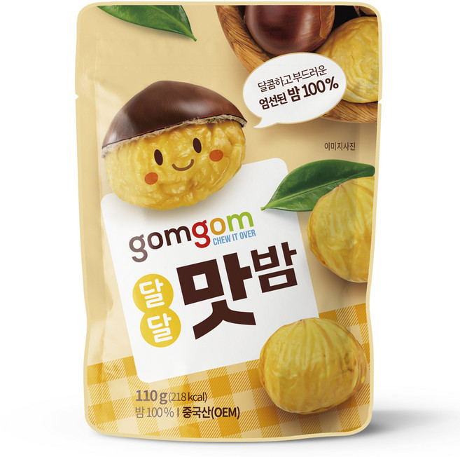 곰곰 달달 맛밤, 110g, 1개