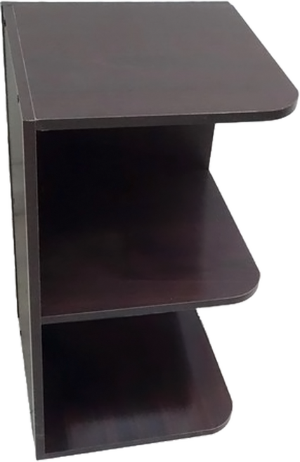 二層轉角櫃 30 x 30 x 54cm, 胡桃色, 1個