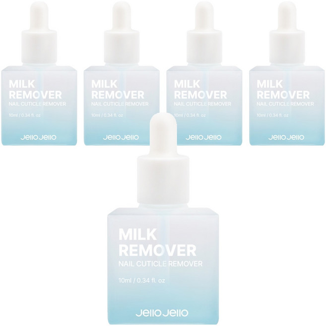 젤로젤로 밀크 큐티클 리무버, 10ml, 5개