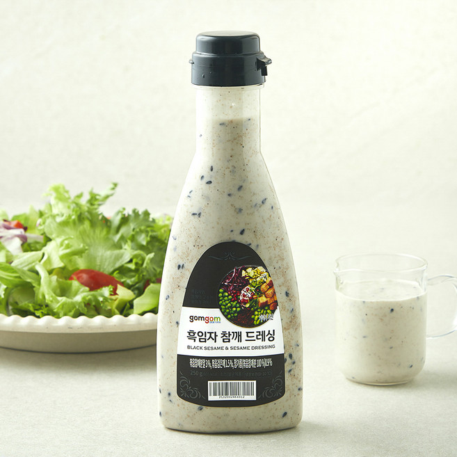 곰곰 흑임자 참깨 드레싱, 250g, 1개