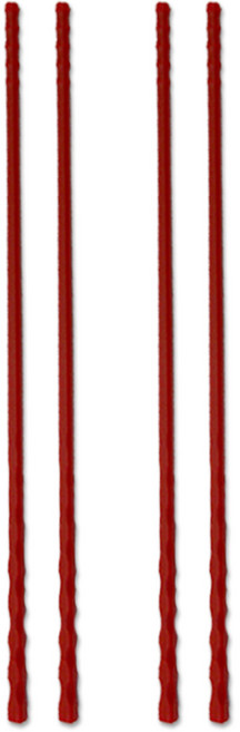 유하우스 실리콘 젓가락 2p, 레드, 단품, 1세트