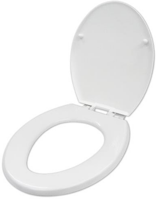 雙手萬能 通用馬桶蓋 - 耐衝擊材質 SGS檢驗合格, 白色, 1個