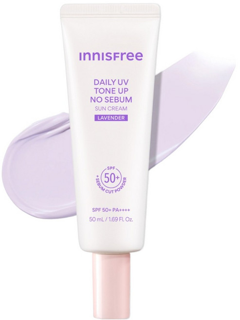 INNISFREE 每日UV提亮防曬霜 薰衣草 SPF50+ PA++++, 1個, 50ml
