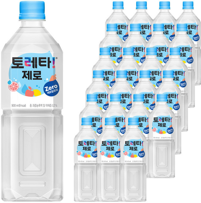 토레타 제로 이온음료, 900ml, 24개
