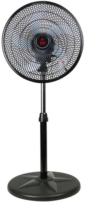 SUPA FINE 勳風14吋八方吹循環立扇 HF-B1408 三段風速可調 台灣製造, 1台