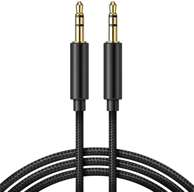 홈플래닛 3.5mm AUX 스테레오 오디오 케이블, 1개, 2m