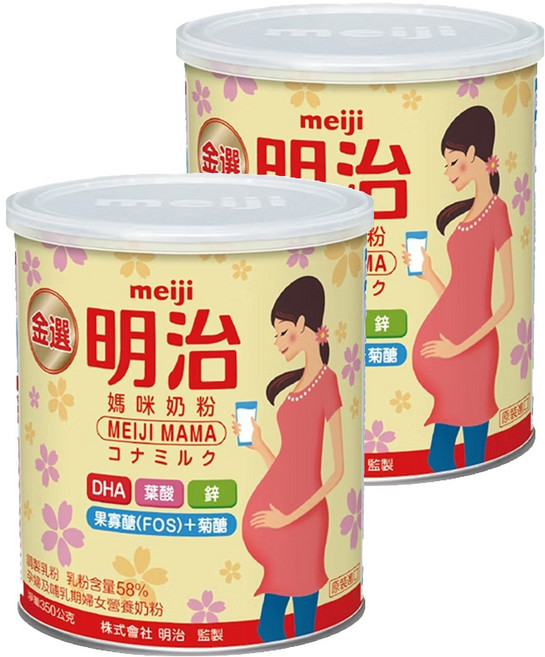 meiji 明治 金選媽咪奶粉, 350g, 2罐