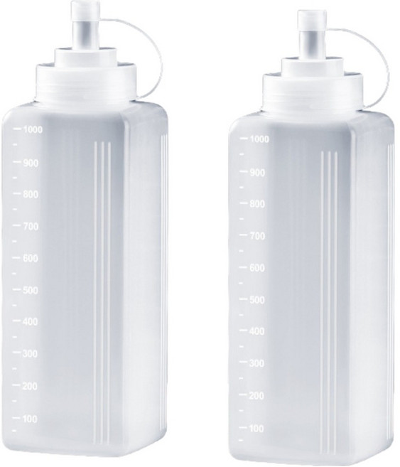 그린리빙 세탁세제 소분 공병 1000ml, 화이트, 2개