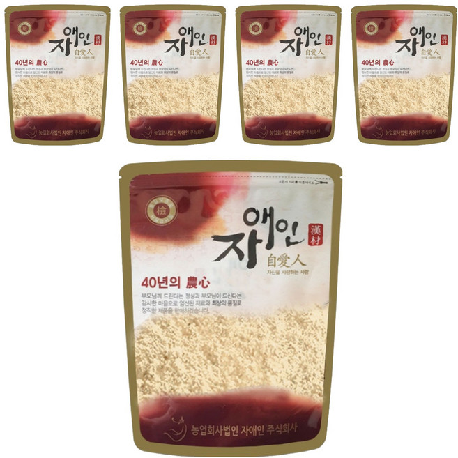 자애인 볶은 돼지감자가루, 5개, 300g
