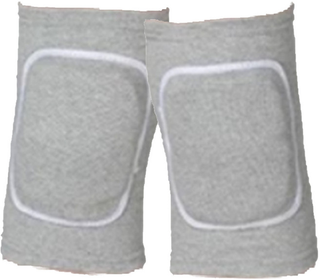 XA 防撞運動護膝組 加厚高密度海綿 防滑束口設計, 灰色, 1雙