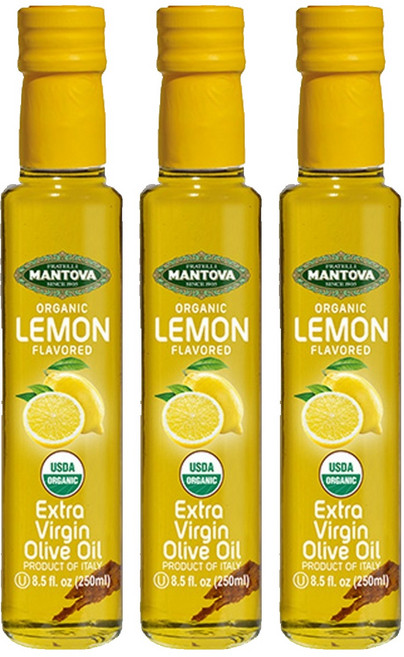 MANTOVA 曼托瓦 特級初榨檸檬橄欖油, 250ml, 3個