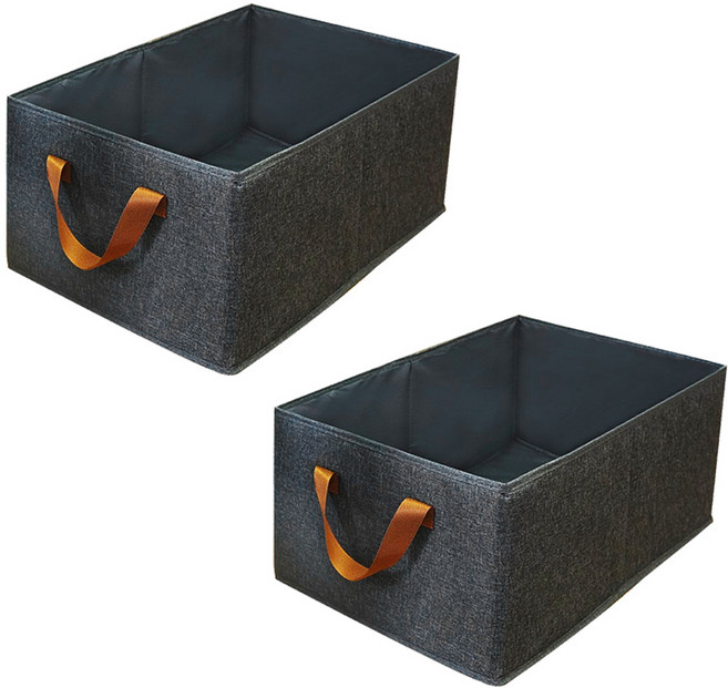 BangJiaShi 幫家適 衣物收納盒 PP硬板, 灰色, 2個