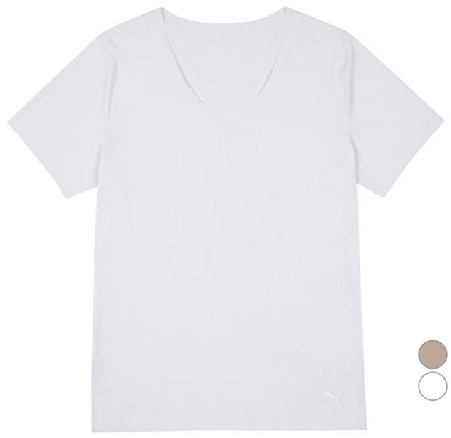 푸마 남성용 쿨 메쉬 프리컷 심리스 반팔 런닝