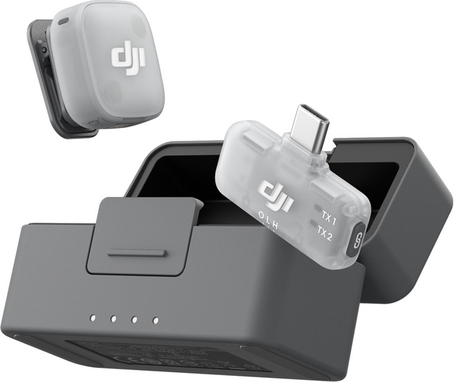 DJI Mic Mini 2 1 TX + 1 모바일 RX + 충전 케이스 마이크 세트, 혼합색상