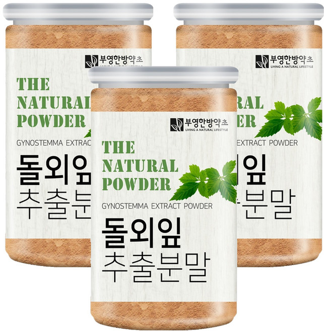 부영한방약초 돌외잎 추출물 분말 가루, 3개, 300g