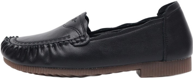 토퍼스 여성용 발이 편한 셔링 주름 로퍼 3cm T-307