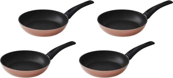락앤락 인덕션 로즈골드 프라이팬, 20cm, 4개