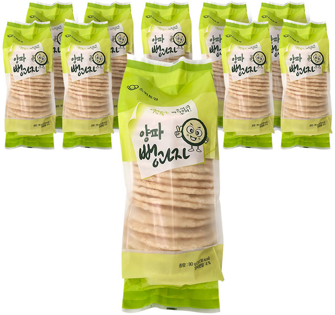 스위트영 양파 스낵 뻥과자, 80g, 10개